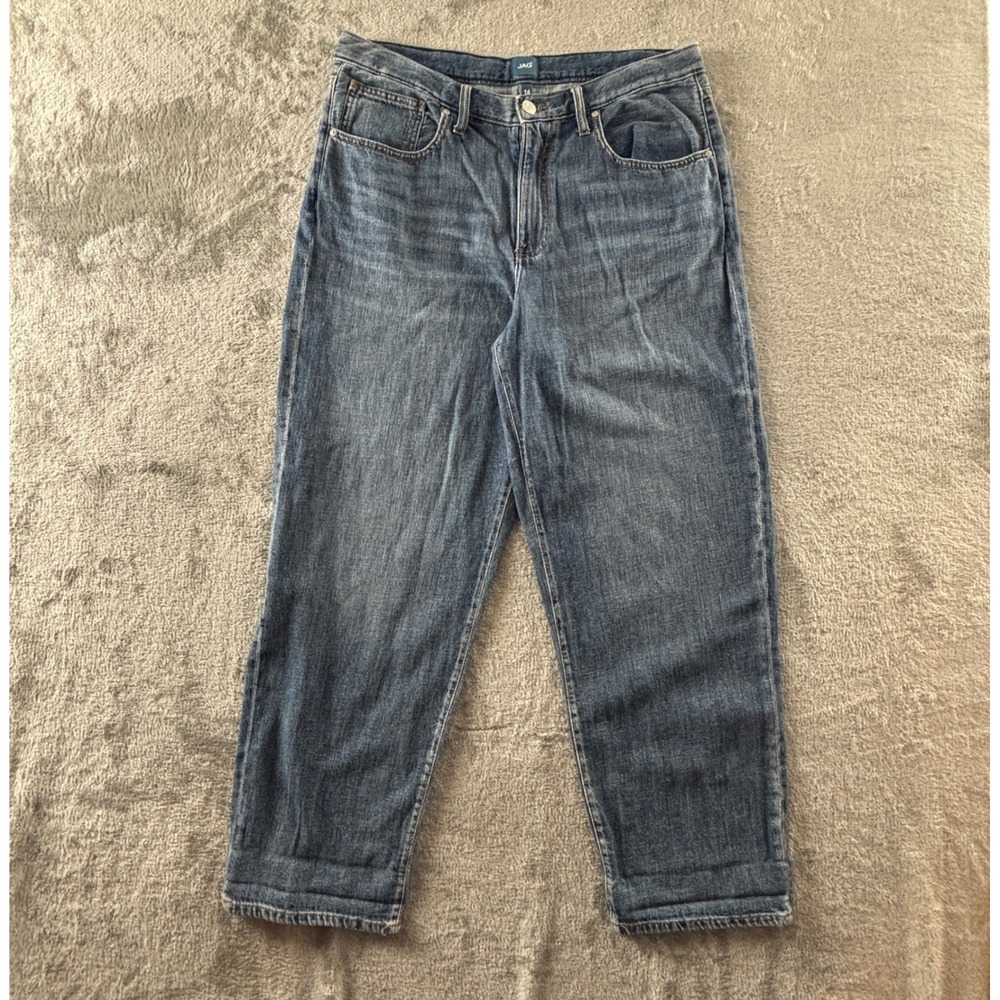 JAG Lucie Boyfriend Wide Leg Jeans Womens 16 Cropped High Rise J2213OCH264